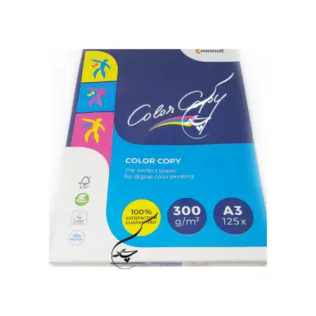 کاغذ عروسکی لیزری 300 گرم سایز A3 برند ماندی بسته 125 برگی